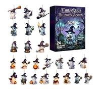 2026 Halloween Countdown Calendar Acrylic Ghost Hanging Decorations Set