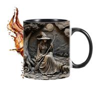 2026 Halloween Witch Mug - Ceramic Pumpkin Coffee Cup with Gothic Style