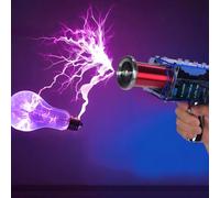 2026 Handheld Tesla Coil Gun, Plasma Coil Desktop Toy Scienza Educazione kit Modalità Touchable Artificiale Fulmine Spark Gap Arc Generator Insegnamento Esperimento Strumento Teen ragazzo Regali