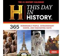 2026 History Channel This Day in History Wall Calendar: 365 Remarkable People, Extraordinary Events, and Fascinating Facts