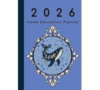 2026 Home Education Planner: Whale Cover