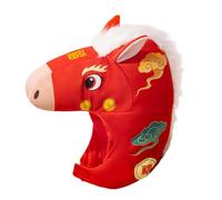 2026 Horse Head Hat - Fun Dress Up Accessory, Themed Party Headwear | Soft Polyester PP Cotton Material, Comfortable Fit Lightweight Design, Girls Women Birthday Carnival Festival Holiday Costume Play