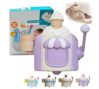 2026 Ice Cream Bath Toy, Bath Ice Cream Foam Maker, Bubble Maker Toy, Powerful Suction Delicate, Christmas Birthday Gifts Suitable for Boys Girls (Viola)