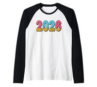 2026 Ice Cream Drip Meme New Year Gen Alpha Slang Maglia con Maniche Raglan