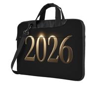 2026 In Oro Metallico Testo Laptop Bag Laptop Case 15.6 Pollice Borse Per Computer Imbottito Copertura Del Manicotto Per Le Donne Uomini