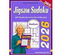 2026 Jigsaw Sudoku: 365 Medium (9x9) Puzzles for Every Day of the Year