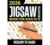2026 Jigsaw Sudoku Book for Adults: Medium to Hard Irregular Sudoku Puzzles | A Fun and Challenging Puzzle Book with Solutions