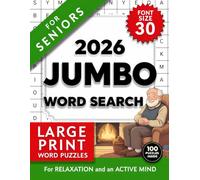 2026 Jumbo Word Search for Seniors: Stress Relief and Brain Exercise Made Simple, 100 Easy Large Print Word Searches for Seniors, 10 Calming Themes, and Screen-Free Relaxation