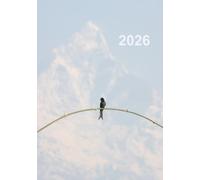 2026: Kalender 2024 - Wochenplaner - DIN A5 - eine Woche pro Doppelseite - Himalaya Drongo