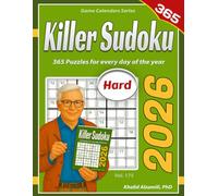 2026 Killer Sudoku: 365 Hard (9x9) Puzzles for Every Day of the Year