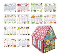 2026 kit di pittura diamantato calendario Fiori Fai da te Art Desk Calendar (RL4115)