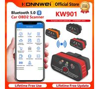 2026 KONNWEI KW901 ELM 327 Obd2 V1.5 Bluetooth 5.0 Scanner OBD2 per Auto Android/iOS Strumento Diagnostico per Auto Lettore di Codici pk Vgate ICAR2