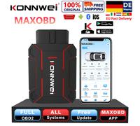 2026 KONNWEI MAXOBD Scanner OBD2 per Sistema Completo Bluetooth 5.2 Strumento Diagnostico per Auto per Motore/Trasmissione/ABS/Airbag Lettore di Codici Spedizione Gratuita