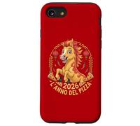 2026 L’Anno del Pizza Cavallo di Fuoco Custodia per iPhone SE (2020) / 7/8