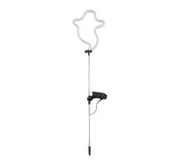 2026 - Lampada notturna a LED interattiva con fessura intagliata per Halloween, ideale come luce da tavolo stagionale, crea un'atmosfera spaventosa con una luce calda, perfetta per il soggiorno (C