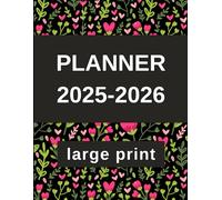 2026 Large Print Weekly & Monthly Planner for Low Vision: Easy-to-Read Big Font Organizer | Covers November 2025 - December 2026 | Calendar for ... Adults with Visual Impairment & Poor Eyesight