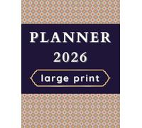 2026 Large Print Weekly & Monthly Planner for Visually Impaired: Easy-to-Read Big Font Organizer for Low Vision Adults & Senior Citizens | 14-Month ... 2026) with Contacts, Passwords and Holidays