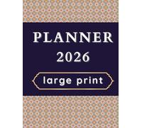 2026 Large Print Weekly & Monthly Planner for Visually Impaired: Easy-to-Read Big Font Organizer for Low Vision Adults & Senior Citizens | January - ... 2026 | with Contacts, Passwords and Holidays