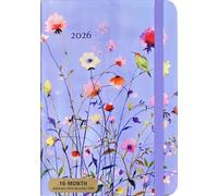 2026 Lavender Wildflowers Weekly Planner (16 months, Sept 2025 to Dec 2026)