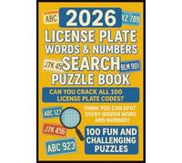 2026 License Plate Words & Numbers Search Puzzle Book For Teens, Adults & Seniors: 4000 Featuring Real Plate Formats from Travel, Car, Police Car, ... | Gift for Vacations, Holidays & Christmas