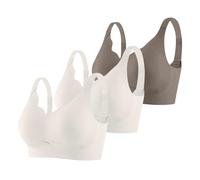 2026 Lingerie da donna senza cuciture Comfort Bra Set 3 pezzi Supporto regolabile Sport per il tempo libero a casa e allenamento per tutte le stagioni usura, GY1., L
