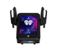 2026 Macchina per Body Shaping con EMS e RF: Tonificatore Muscolare e Rimozione Grasso per Addominali, Gambe e Braccia - Per Uomini e Donne, 2 Testine Trattamento, Nero