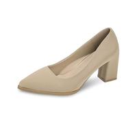 2026 Madre della Sposa Donna Tacchi Alti Piattaforma Confortevole Gattino Confortevole Fodera Morbida Lavoro Cocktail Stiletti Donna Punta A Punta Classico Elegante Formale, cachi, 36 EU