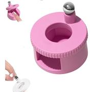 2026 - Magnete rotante per unghie a forma di occhio di gatto, 360° automatico, con forte forza magnetica, strumento per nail art adatto ai principianti, per effetti di smalto gel 5D/9D Cat Eye (rosa)