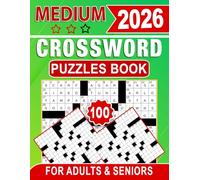 2026 Medium Crossword Puzzles Book for Adults & Seniors: Balanced word challenges ideal for calm, enjoyable puzzle moments