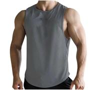 2026 Mens Estate Sport Fitness Basket Formazione Gilet Senza Maniche Esercizio Materiale Mesh Asciugatura Rapida Running Gym Shirt, GY1., XXL