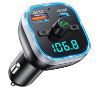 [2026 Migliorata] Bluetooth Auto 54W PD & QC 3.0 Trasmettitore FM Bluetooth 5.3