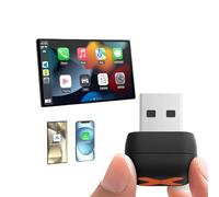 2026 Mini Adaptador CarPlay Inalámbrico y Android Auto, USB-A/USB-C, Convierte Car Play con Cable en CarPlay Inalámbrico para Apple Car Play y Android Auto, Compatible con iOS 10+ y Android10+