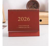2026 Mini Calendario Semplice Piccolo Calendario Da Tavolo Creativo Portatile Coil Calendario Planner Desktop Ornamento Cancelleria Ufficio