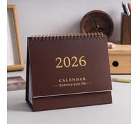 2026 Mini Calendario Semplice Piccolo Calendario Da Tavolo Creativo Portatile Coil Calendario Planner Desktop Ornamento Cancelleria Ufficio