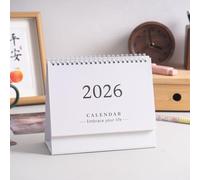 2026 Mini Calendario Semplice Piccolo Calendario Da Tavolo Creativo Portatile Coil Calendario Planner Desktop Ornamento Cancelleria Ufficio