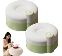 2026 Mini kit da cucito magnetico rotante con scomparti organizzati, scatola da cucito, organizer da viaggio portatile con fili, aghi e strumenti da cucito, pratico set da cucito per la casa