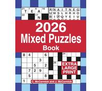2026 Mixed Puzzles Book Extra Large Print