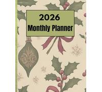2026 Monthly Planner: Daily, Weekly & Study Organizer for Mindful Living