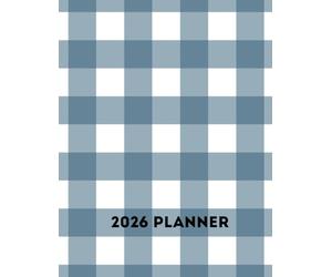 2026 Monthly Planner, Jan 2026- Dec 2026, Professional, Executive and Minimalist Planner, Ver. Blue: 8.5" x 11" Large Monthly & Daily Organizer with ... List, Water Intake Log, and Dotted Notes