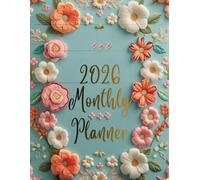 2026 Monthly Planner: Large Size january to December 2026 Planning Agenda with, Holidays, Budget Tracker, Password Log, Contacts & Notes | Simple Yearly Organizer for Work, School & Home