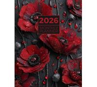 2026 Monthly Planner One Year Calendar Schedule Organizer 12 Months from January to December 2026: Luxury Flower Pattern Design