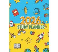 2026 Monthly Study Planner: Large Print Student Academic Year Calendar | 8.5 x 11 Inch Daily Task Organizer for Kids & Teens | 120 Pages