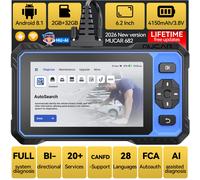 2026 MUCAR 682 Dispositivo Diagnostico Scanner OBD2 Sistema Completo 20+Funzione