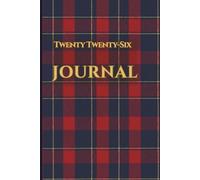 2026 Navy Red Tartan Journal - Classic Plaid Notebook for Winter & Christmas Season: Cozy Checkered Notebook, Winter Writing Diary, Gift for Women, Classic Plaid Style • 120 Lined Pages • 6×9