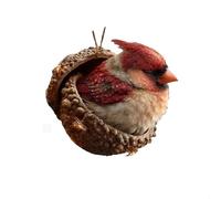 2026 New 2D Forest Animal Acorn Ornaments, Woodland Animal Christmas Ornaments, for Home Party, Bag Keychain Tree Decorations (B)