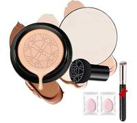2026 New Advanced Air Cushion CC Cream,Face Makeup Moisturizing Concealer Brighten,Long-Lasting Waterproof, Even Skin Tone for All Types (801-Dark Skin, onesize)