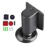 2026 New Door Wedge Stopper, Magnetic Door Stopper for Bottom ofDoor, No Drill Invisible Doorstops for InsideDoor, DoorCatch Holder to Keep Doors Open (Dark Grey)