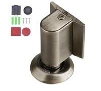 2026 New Door Wedge Stopper, Magnetic Doors Stoppers for Bottom of Door, No Drill Invisible Doorstops for Inside Doors, Duty Catch Holder, Dual Magnetic Design, Strong Suction (Bronze)