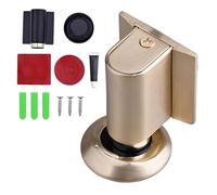 2026 New Door Wedge Stopper, No Drill Invisible Doorstops for Inside Outside, Magnetic Door Stops Door Catch Holder Keep Door Open (Gold)