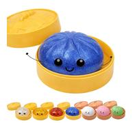 2026 NEW Glitter Dumpling Squishy Toy - Soft Squeeze Anxiety Relief Fidget Stress Relief (Blu)